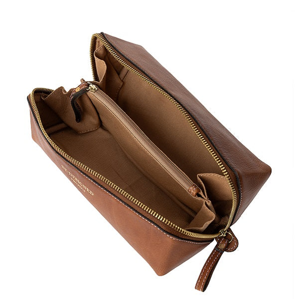 Redesigned project 41 mini bag. Handmade in premium leather - walnut