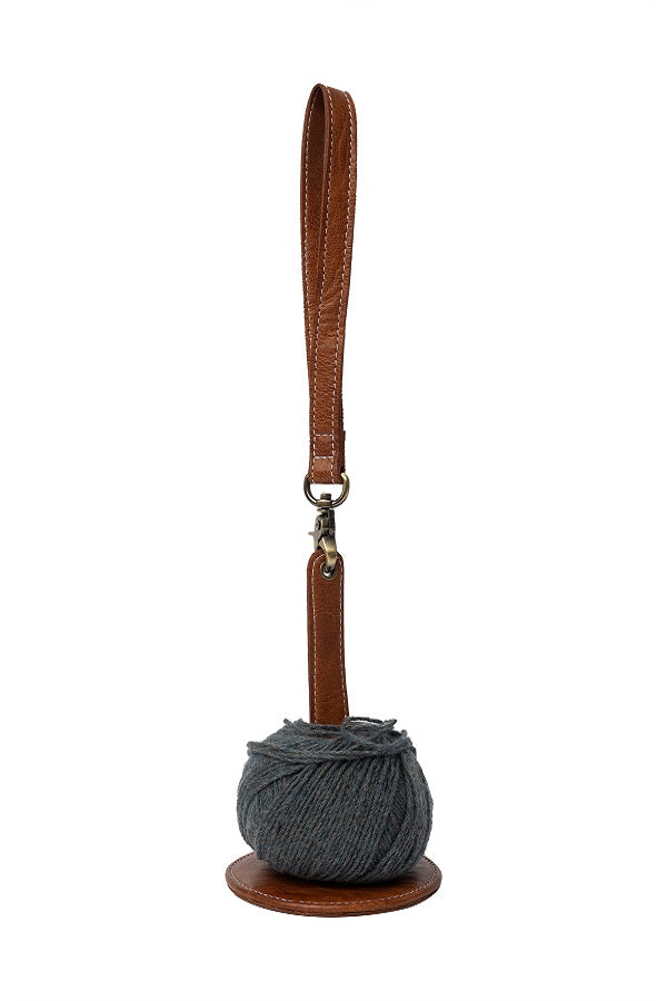 Redesigned Project 94 - on the go yarn holder - walnut open