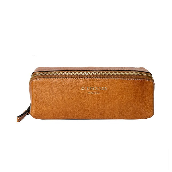 Redesigned project 41 mini bag. Handmade in premium leather - burned tan