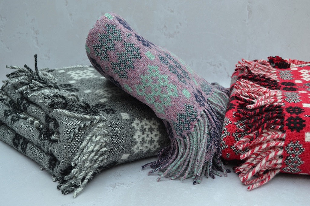 Welsh blankets in home décor.