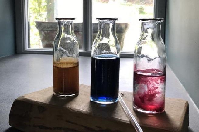 Two-day natural dye workshop in north Pembrokeshire, hand dyeing protein fibres – (animal fibres) and cellulose fibres – (plant based fibres)
