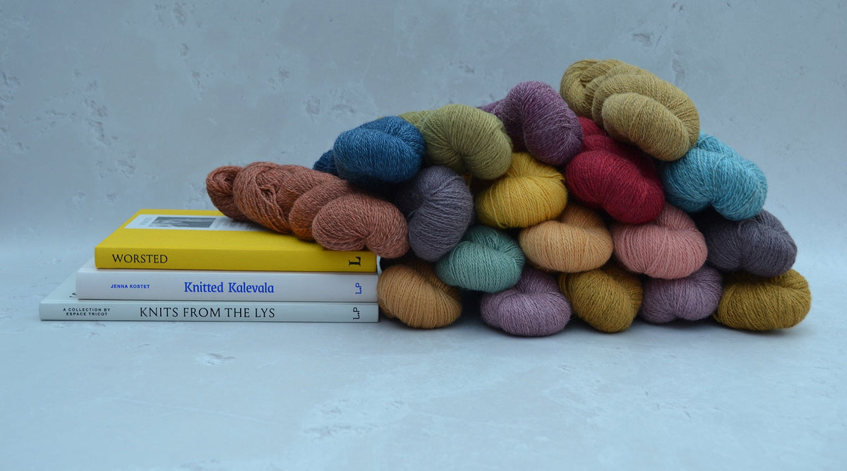 UK Hand dyed yarn, crafted in small batches in Wales. All yarn including organic yarn is hand dyed only with natural dyes
