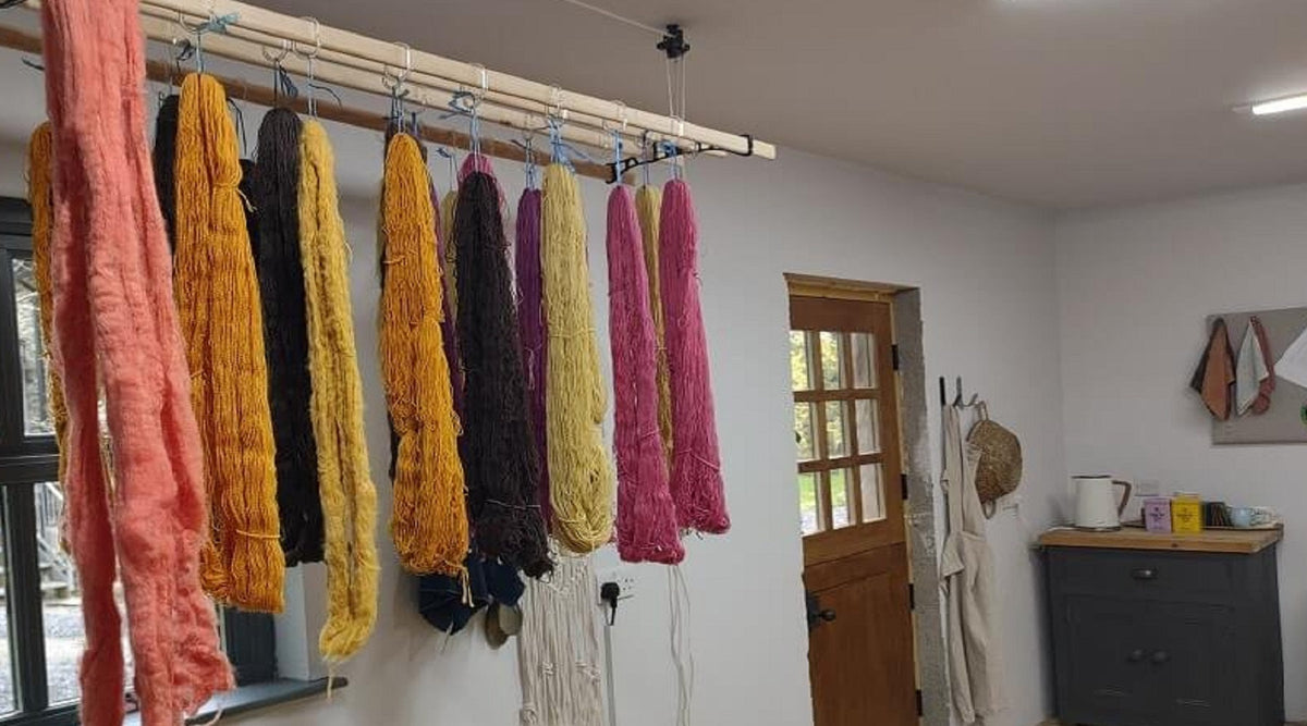 TirGlas Dye House. Discover the diverse use of natural dyes. We use only ethically sourced botanical dyes and assists