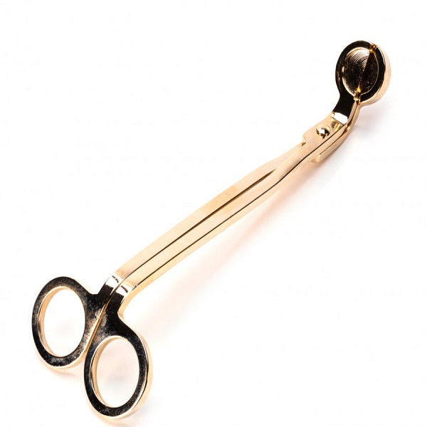 Candle wick trimmers in Gold. Other colours available