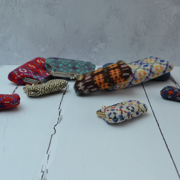 Welsh wool purses - traditionally woven in Wales