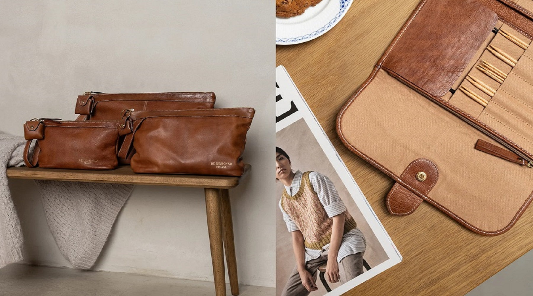 ReDesigned bags and cases, the ultimate organiser for all your knitting essentials