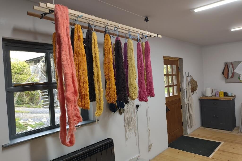 Welsh Yarn - Hand dyed yarn, dyed with natural dyes. Undyed yarn also available