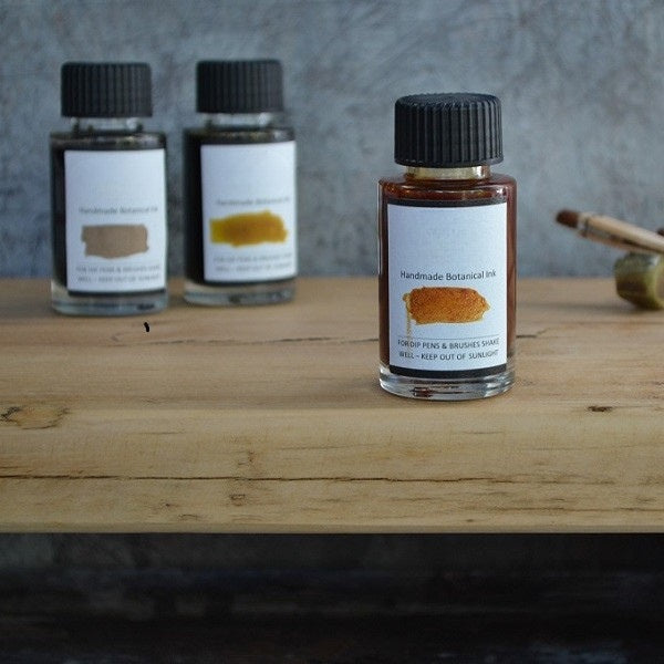Natural handmade botanical inks - Oak Gall Gold
