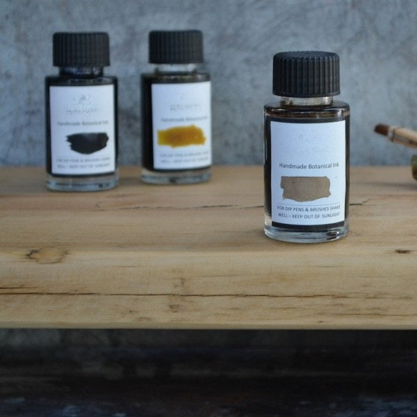 Natural handmade botanical inks - walnut