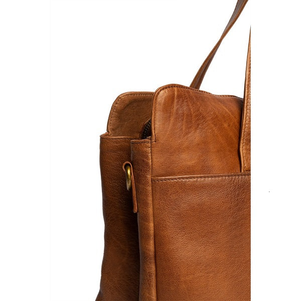 ReDesigned Evia Bag. Indulge in the timeless elegance of the Evia Urban Bag, featuring a deluxe padded laptop compartment. Handcrafted in premium leather 1