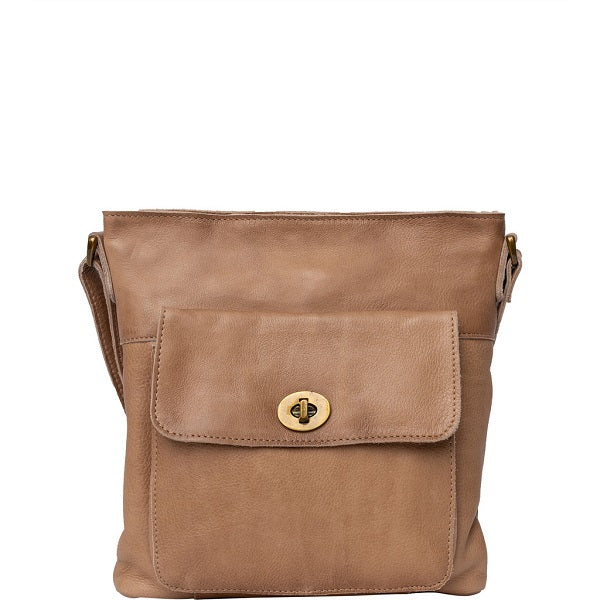 ReDesigned Kay Urban Bag. Timeless sophistication of our premium shoulder crossbody bag, handcrafted with soft leather with a signature metal turn lock
