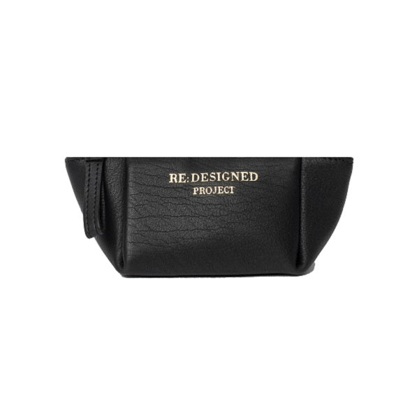 ReDesigned PROJECT 35 is a small case for scissors, stitch markers, needles, wire stoppers and other small items. Black