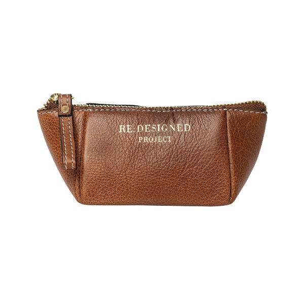 ReDesigned PROJECT 35 is a small case for scissors, stitch markers, needles, wire stoppers and other small items. Walnut