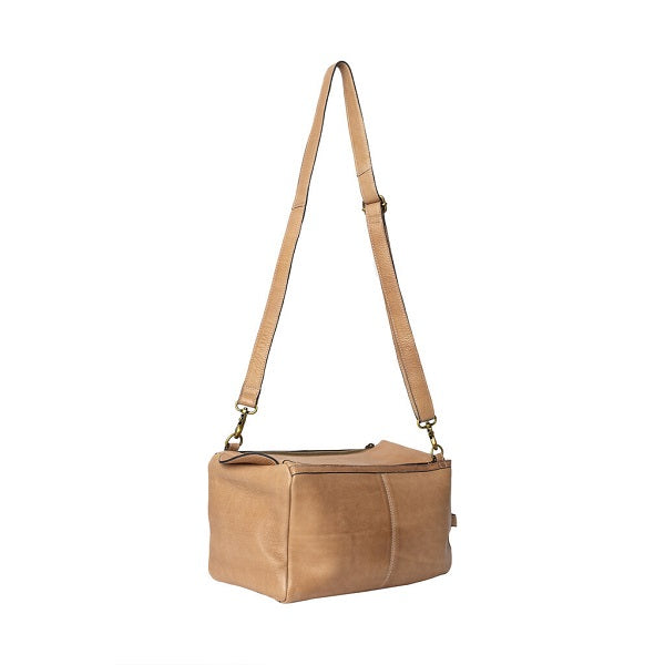 ReDesigned Project 44 leather bag with strap - Taupe