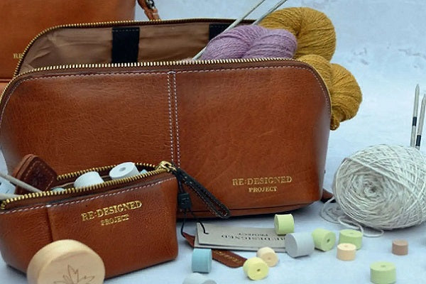 Redesigned project bags, cases and organisers for knitting and crochet