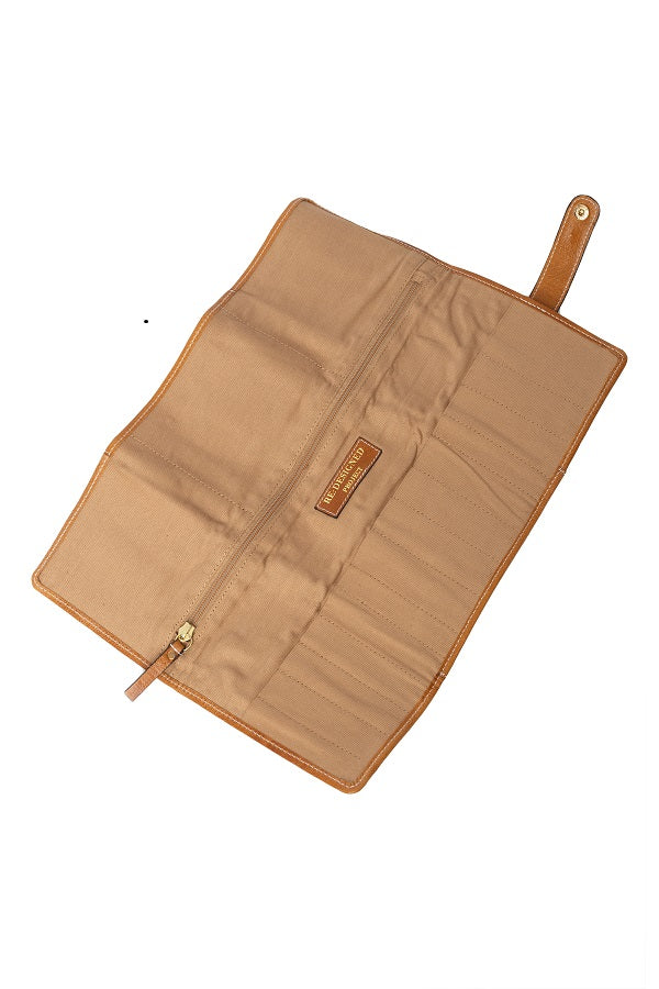 Redesigned Project 34 handcrafted in premium leather. Keep you interchangeable needles organised - open view