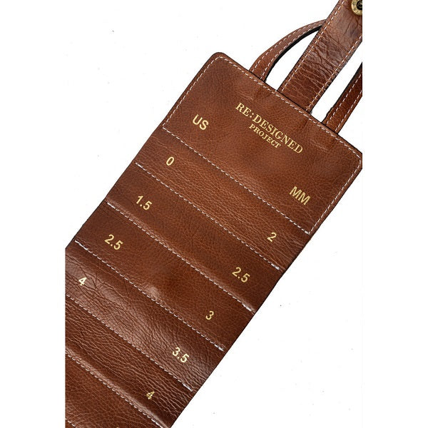Redesigned Project 66 Needle Case opened. Walnut
