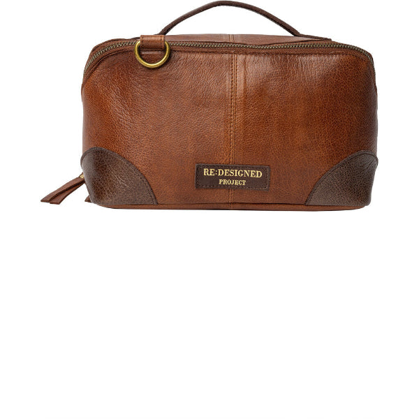 Redesigned 79 bag with cross body strap. Double zip, two spacious compartments. Walnut   