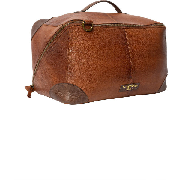 Redesigned 80 leather bag with cross body strap. Double zip two spacious compartments and removable inside zip pocket. Walnut    