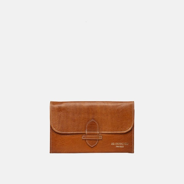 ReDesigned Project 15 Compact Leather Organiser. Burned Tan