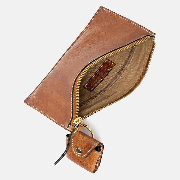 ReDesigned Project 5 Clutch - 100% leather - Burned Tan