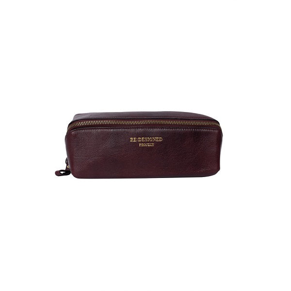 Redesigned project 41 mini bag. Handmade in premium leather - dark cherry