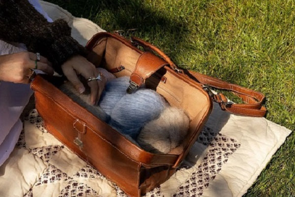 Redesigned project bags, cases and organisers for knitting and crochet projects