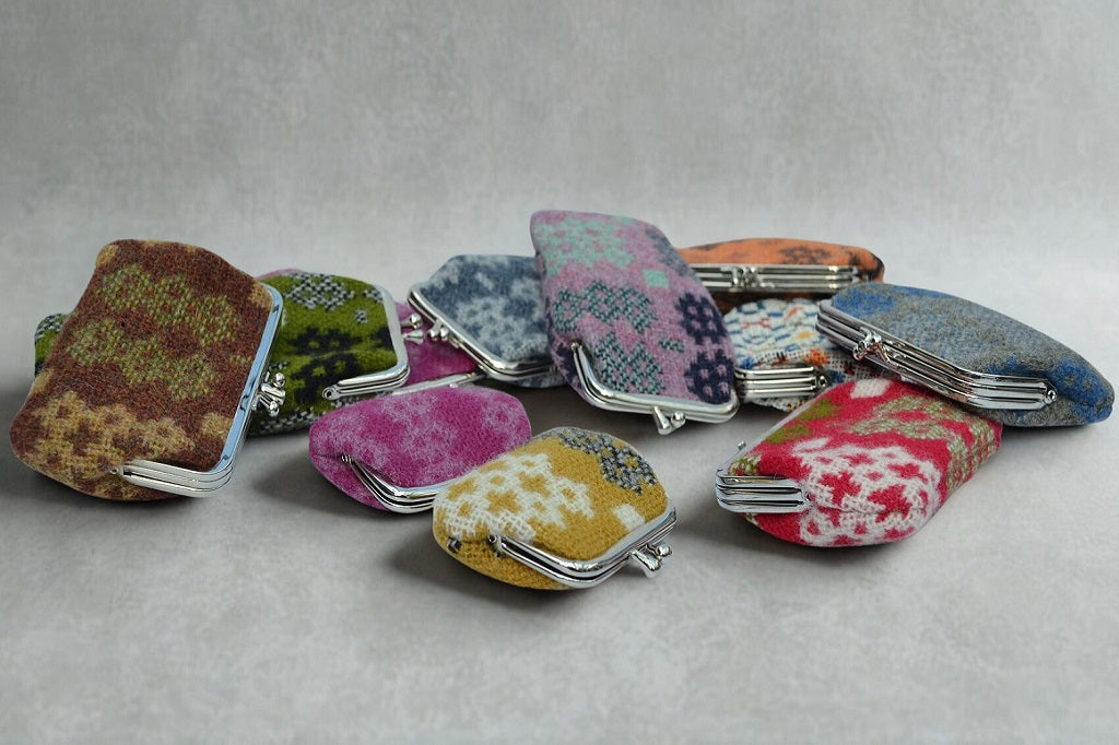 Welsh tapestry purses, pencil and glasses cases in traditional and contemporary patterns