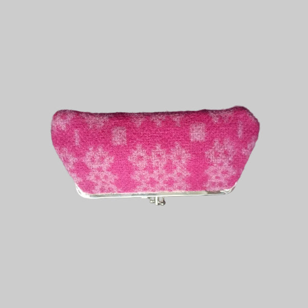 Tapestry Purses - Large size purses with metal clasps in magenta