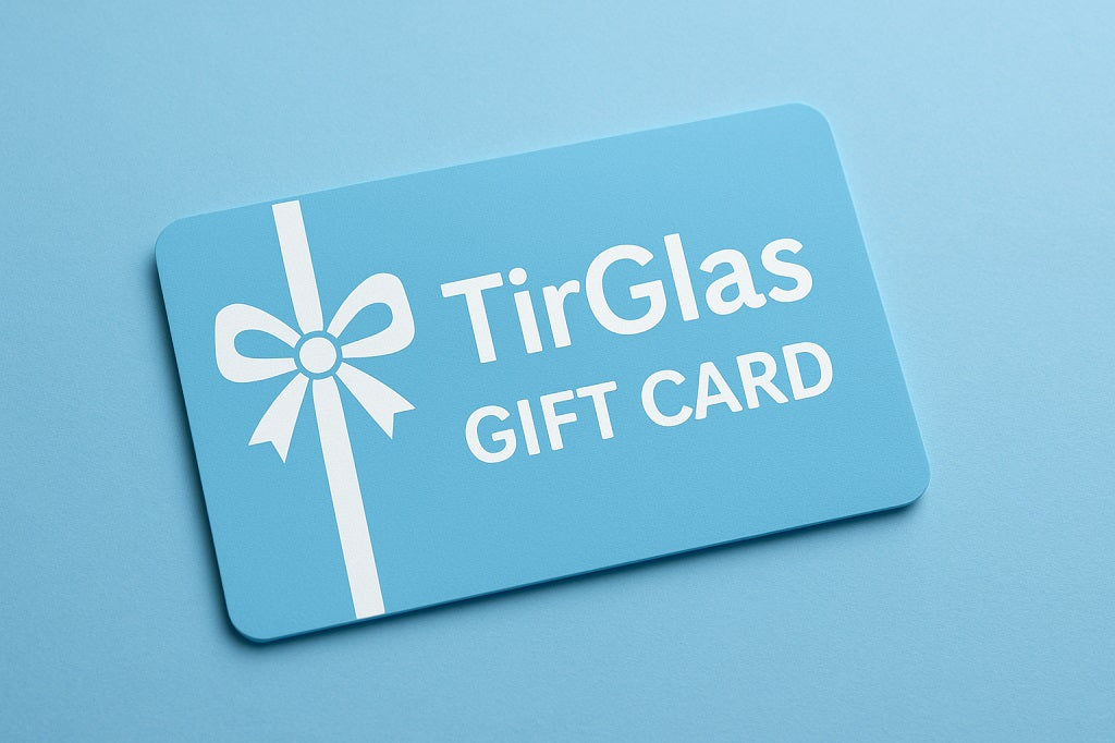TirGlas eGift Card - available from £10 and the gift cards have no time limit. Sent by email