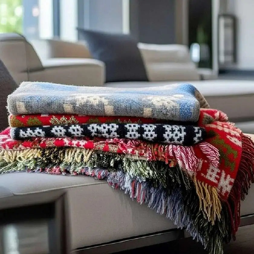 Welsh blankets, woven in Wales in pure new UK wool