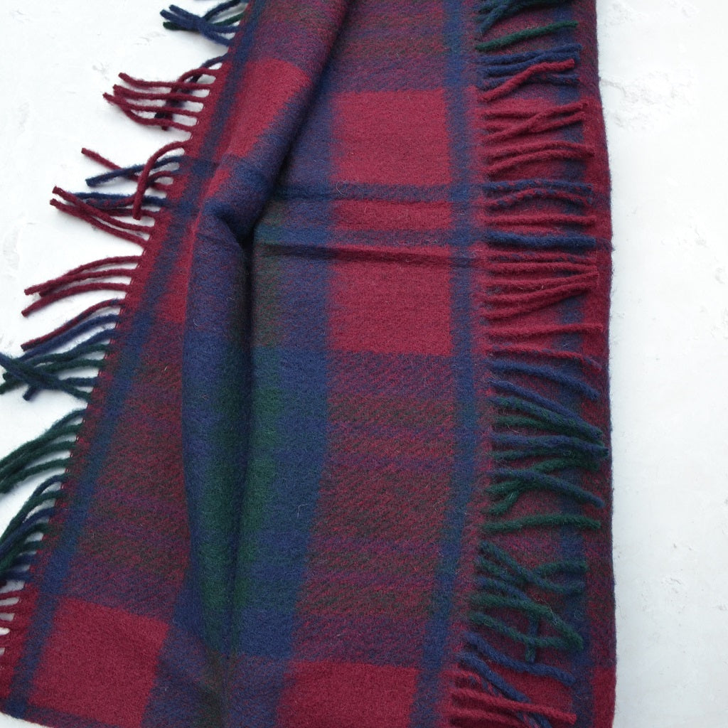 Nova Scotia Knee Rug Welsh blanket. 100% Pure New British Wool: Experience softness, warmth, and natural breathability.
