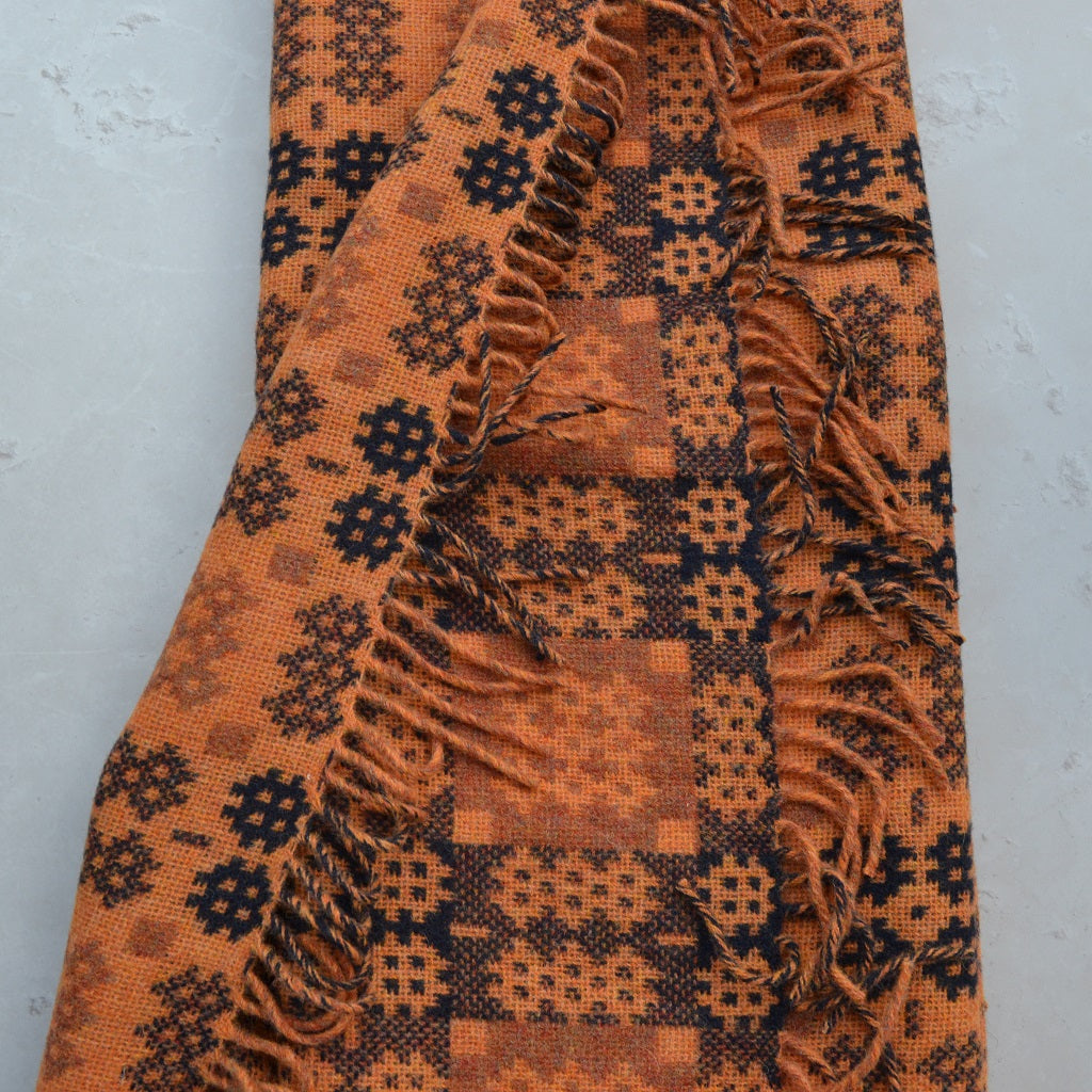 TirGlas Welsh blanket - Pierhead.  100% Pure New British Wool: Experience softness, warmth, and natural breathability.