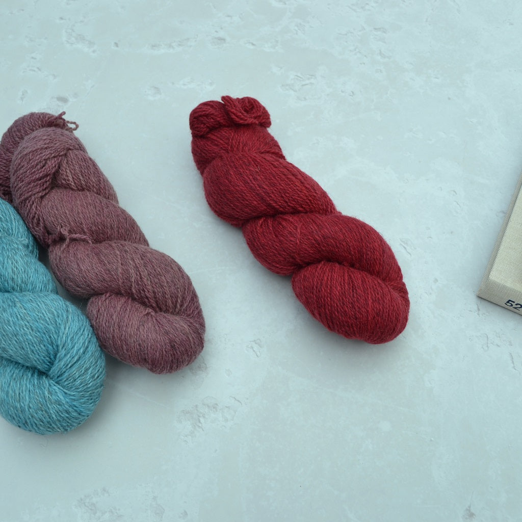 Hand Dyed Yarn - Welsh Wool Alpaca Blend