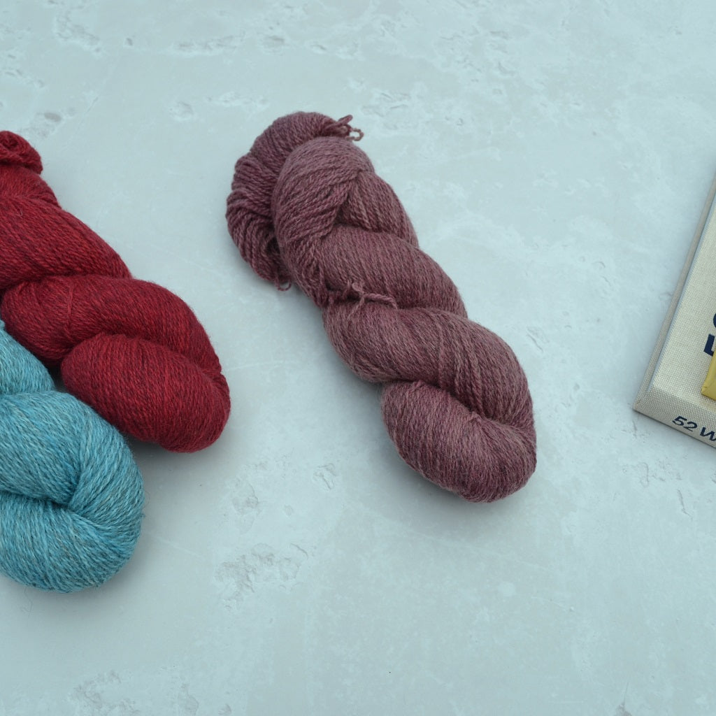 Hand Dyed Yarn - Welsh Wool Alpaca Blend