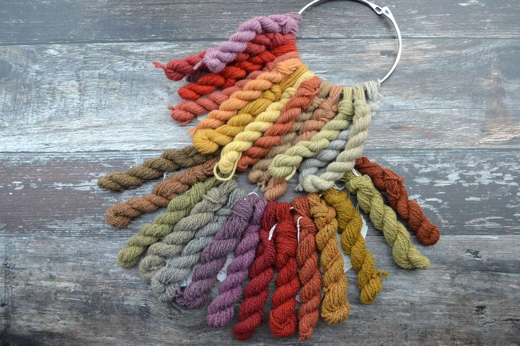 One-day natural dye workshop introduces you to hand dyeing protein fibres – (animal fibres) wool, yak etc